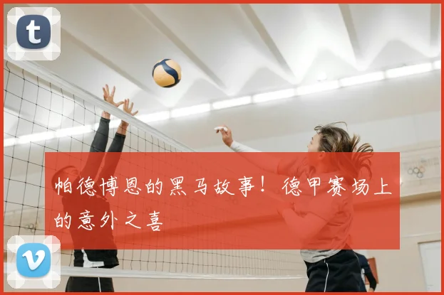 帕德博恩的黑马故事!德甲赛场上的意外之喜