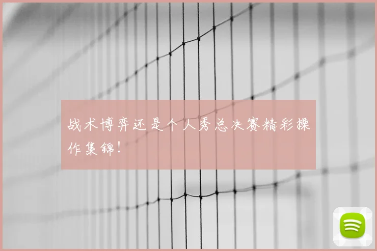 战术博弈还是个人秀总决赛精彩操作集锦!