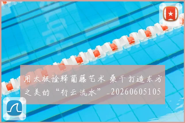 用太极诠释葡藤艺术 桑干打造东方之美的“行云流水”_20260605105426