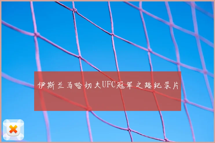 伊斯兰马哈切夫UFC冠军之路纪录片