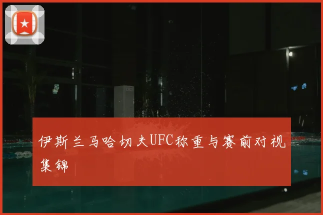伊斯兰马哈切夫UFC称重与赛前对视集锦