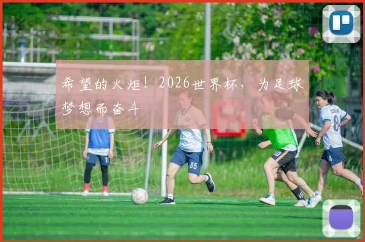 希望的火炬!2026世界杯,为足球梦想而奋斗